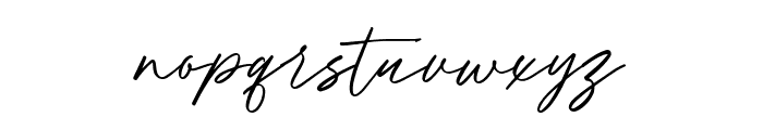 Hundred Signature Font LOWERCASE