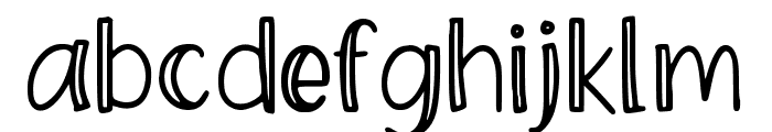 Hungry Regular Font LOWERCASE