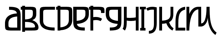 Hunky Dory Regular Font LOWERCASE