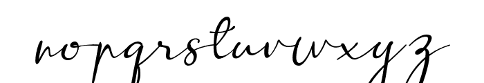 Hunselly-Regular Font LOWERCASE