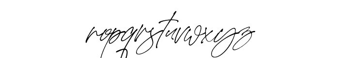 Hunterland Italic Font LOWERCASE