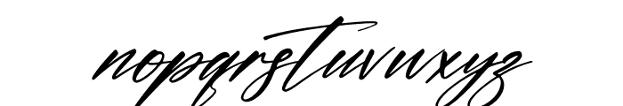 Hunterlost Italic Font LOWERCASE