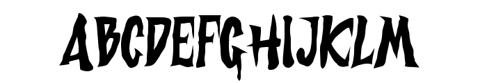 Hunters Halloween Font UPPERCASE