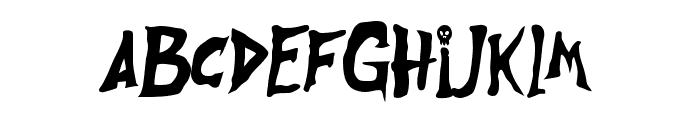 Hunters Halloween Font LOWERCASE