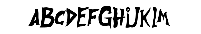 HuntersHalloween Font LOWERCASE