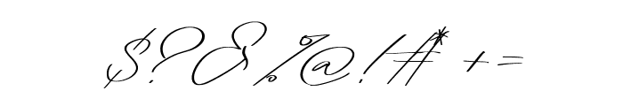 Huntington Signature Font OTHER CHARS