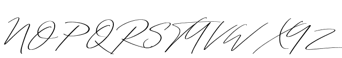 Huntington Signature Font UPPERCASE