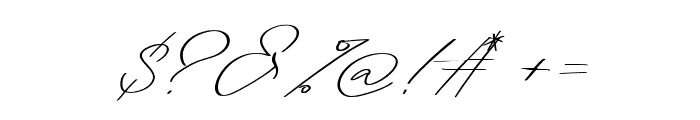 HuntingtonSignature Font OTHER CHARS