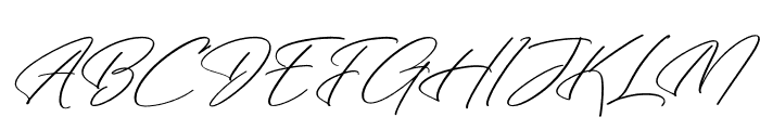 Huntlefal Italic Font UPPERCASE