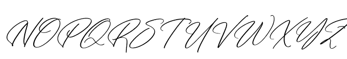 Huntlefal Italic Font UPPERCASE