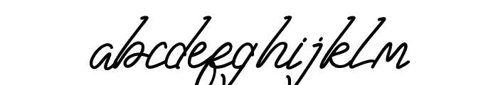 Huntsel Script Font LOWERCASE