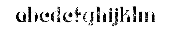Hurley Grunge Font LOWERCASE