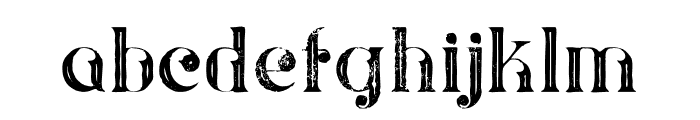 Hurley Inline Grunge Font LOWERCASE