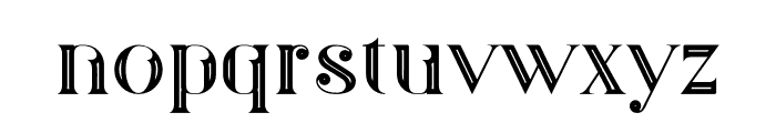 Hurley Inline Font LOWERCASE