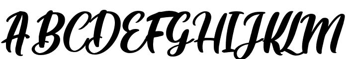 Hurtley-Regular Font UPPERCASE