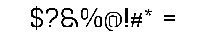 Hurufo & Numero Thin Font OTHER CHARS