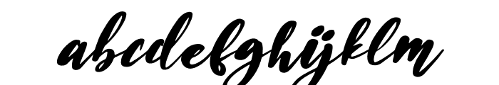 Husein Script Italic Font LOWERCASE