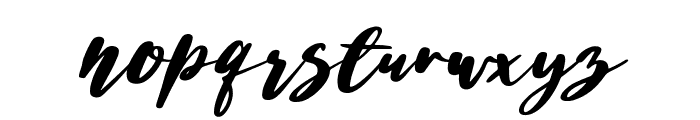 Husein Script Italic Font LOWERCASE