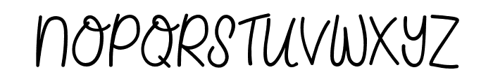 Husterican-Regular Font UPPERCASE