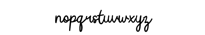 Husterican-Regular Font LOWERCASE