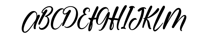 Husthink Font UPPERCASE