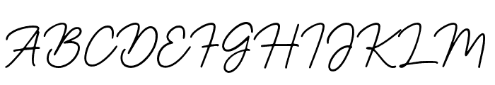 Hustine Font UPPERCASE