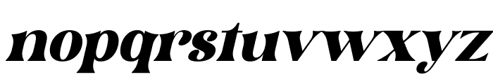 Hustle Bright Italic Font LOWERCASE