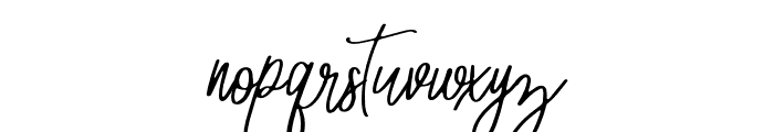 Hustle and Show Regular Font LOWERCASE