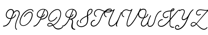 HustleScript-Light Font UPPERCASE