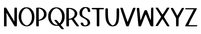 Hustregella Regular Font UPPERCASE