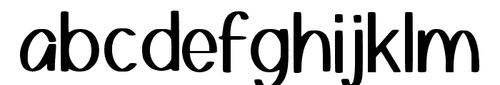 Hustregella Regular Font LOWERCASE