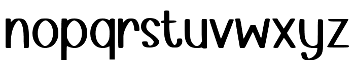 Hustregella Regular Font LOWERCASE