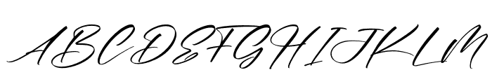 Husttman Italic Font UPPERCASE