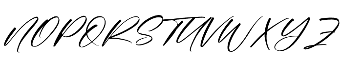 Husttman Italic Font UPPERCASE