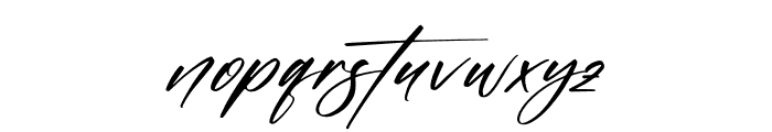Husttman Italic Font LOWERCASE