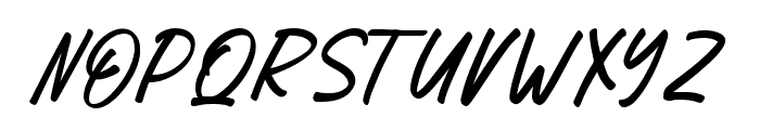 Hutson-Regular Font UPPERCASE