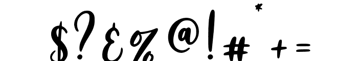 Huttely-Regular Font OTHER CHARS