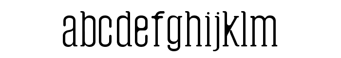 Hyman Light Round Font LOWERCASE