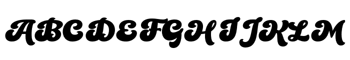 Hyokim Regular Font UPPERCASE