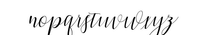 HypatiaScript-Italic Font LOWERCASE
