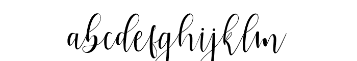 HypatiaScript Font LOWERCASE