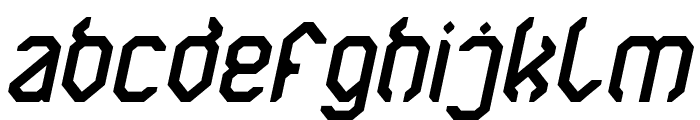 Hyper Realism Bold Italic Font LOWERCASE