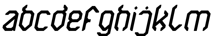 Hyper Realism Italic Font LOWERCASE
