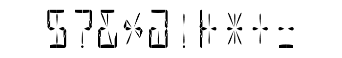 Hypernova Display Regular Font OTHER CHARS