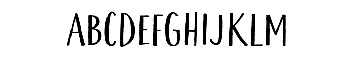 Hypothetica Regular Font UPPERCASE