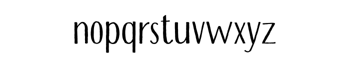 Hypothetica Regular Font LOWERCASE