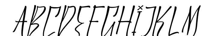 Hysteria Witcher Italic Font UPPERCASE
