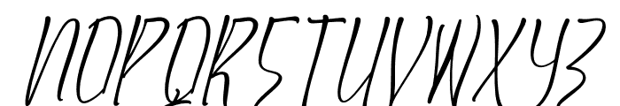 Hysteria Witcher Italic Font UPPERCASE