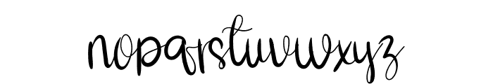 Hystta Font LOWERCASE