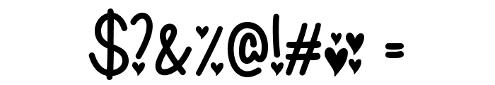I Found My Valentine Font OTHER CHARS
